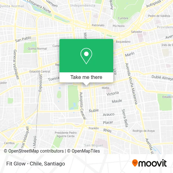 Fit Glow - Chile map