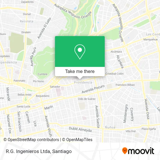 R.G. Ingenieros Ltda map