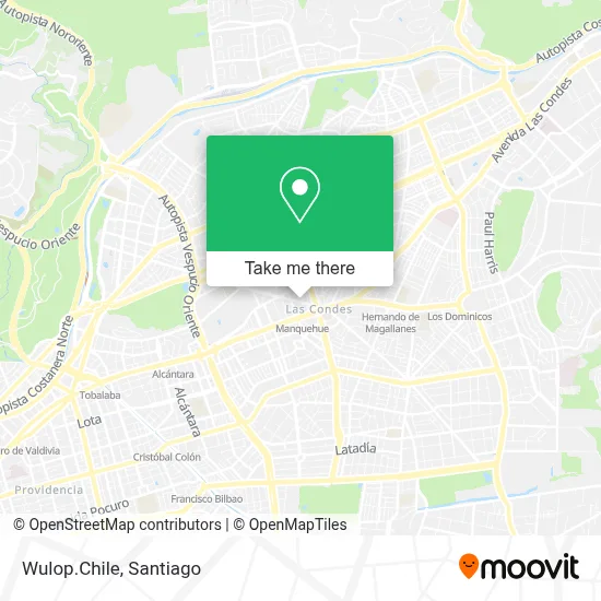 Wulop.Chile map