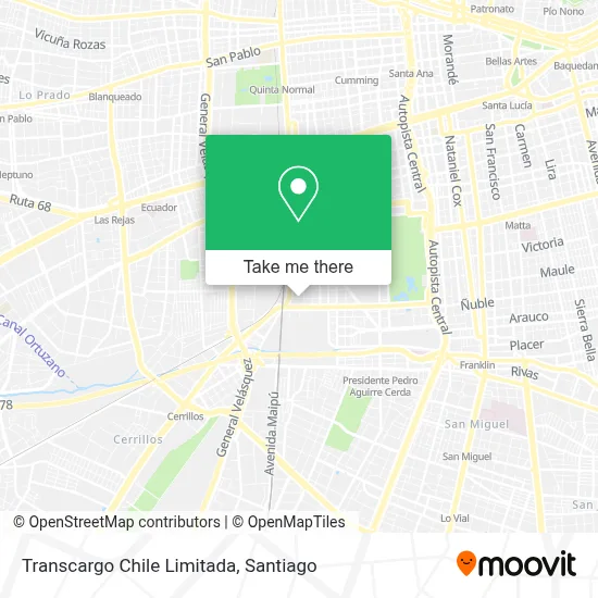 Transcargo Chile Limitada map