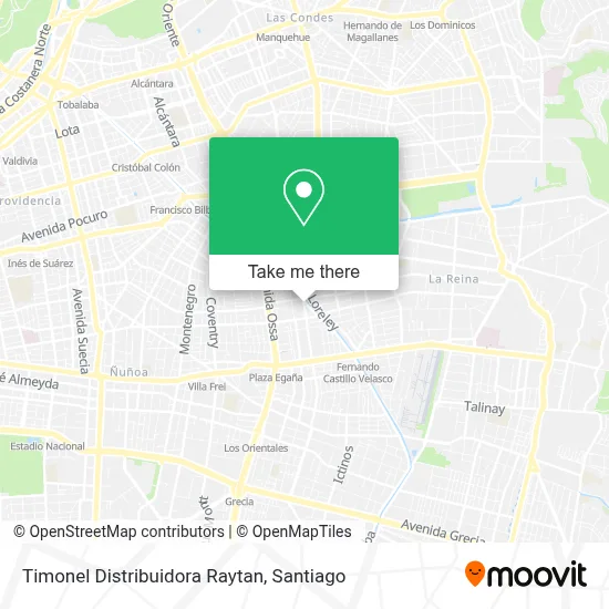 Timonel Distribuidora Raytan map