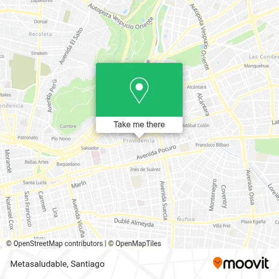 Metasaludable map