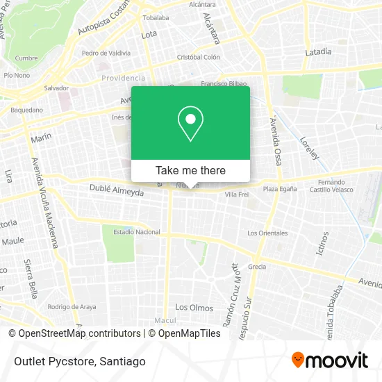 Outlet Pycstore map
