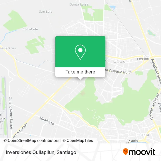 Inversiones Quilapilun map