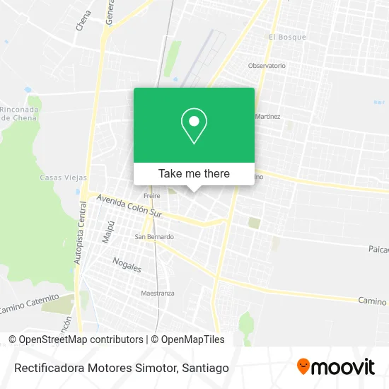 Rectificadora Motores Simotor map