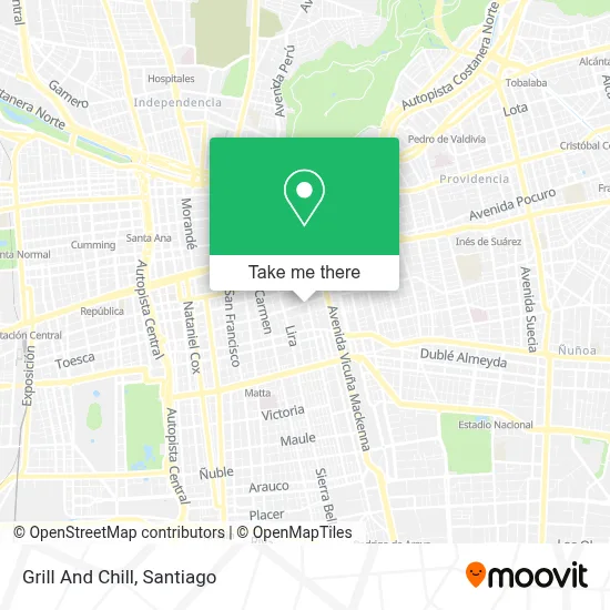 Grill And Chill map