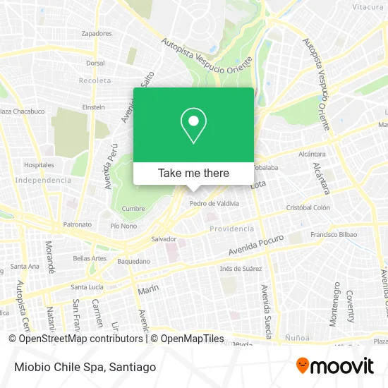 Miobio Chile Spa map