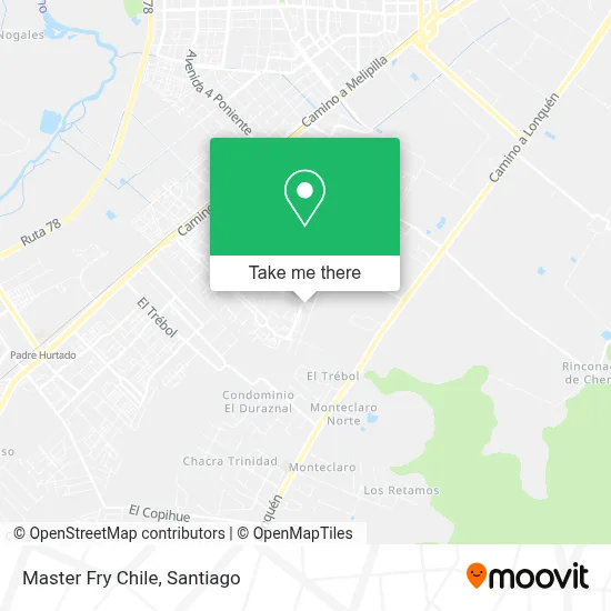 Master Fry Chile map