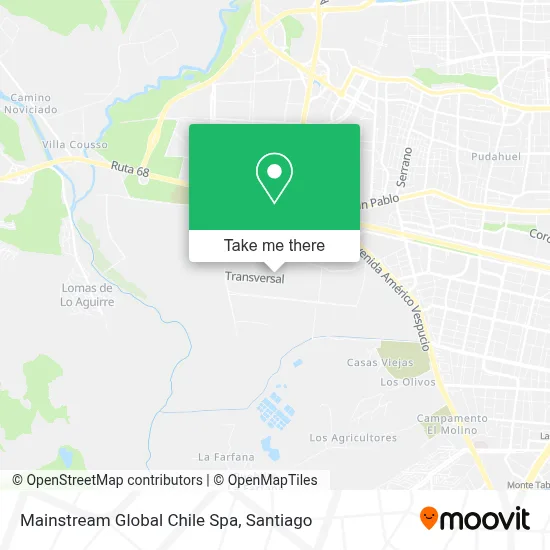 Mainstream Global Chile Spa map