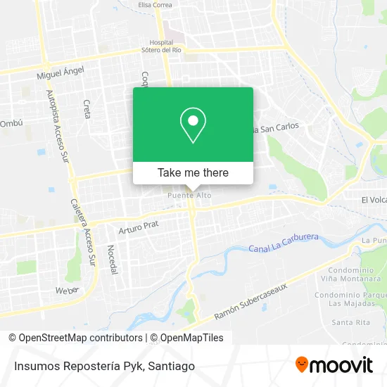 Insumos Repostería Pyk map