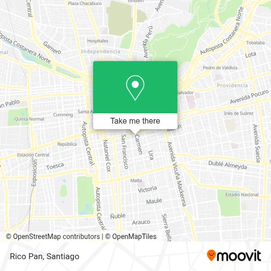 Rico Pan map