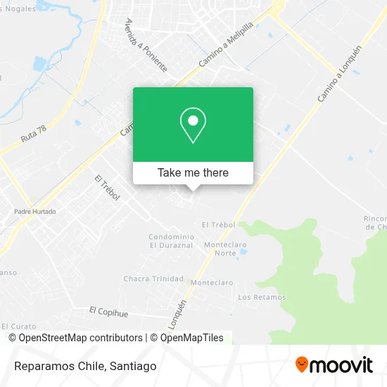 Reparamos Chile map