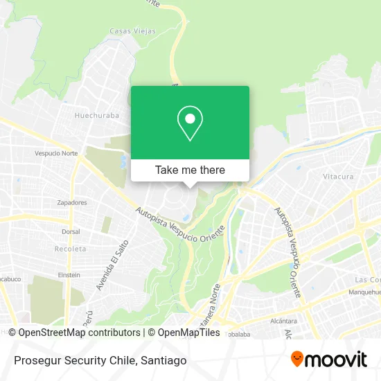 Prosegur Security Chile map