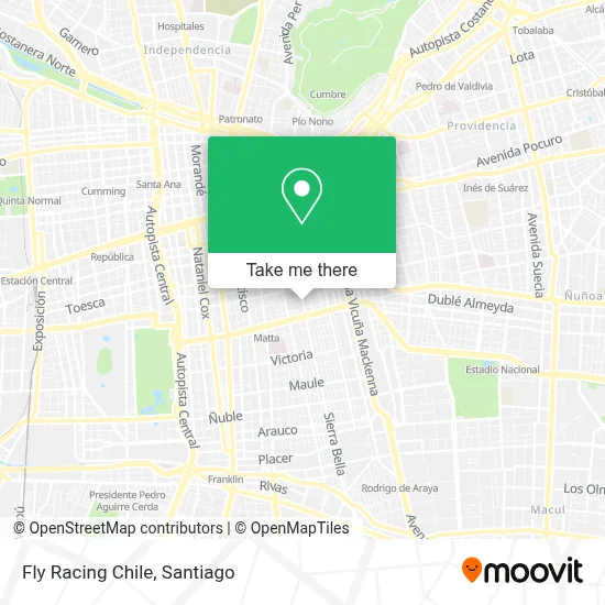 Fly Racing Chile map