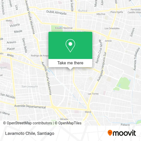 Lavamoto Chile map