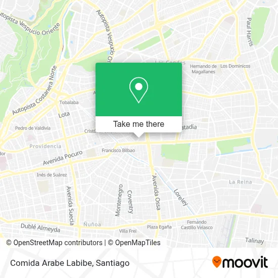 Comida Arabe Labibe map