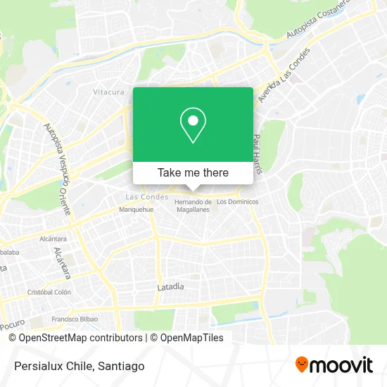 Persialux Chile map