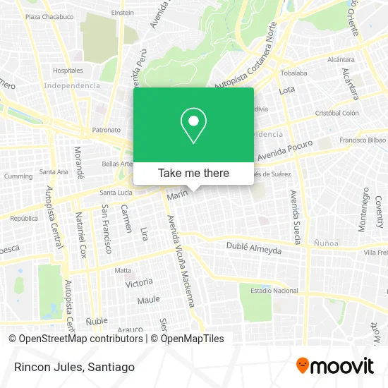 Rincon Jules map