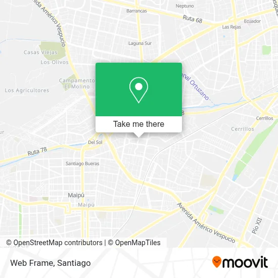 Web Frame map