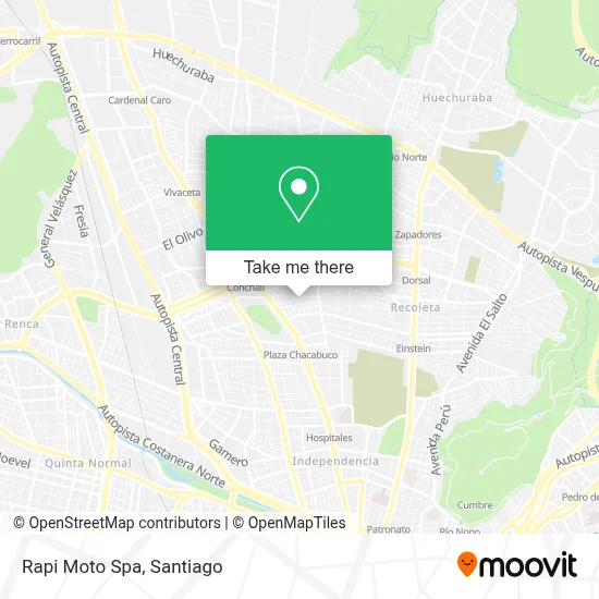 Rapi Moto Spa map