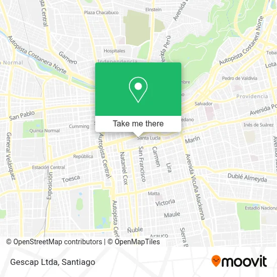 Gescap Ltda map