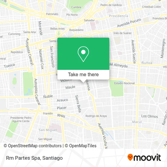 Rm Partes Spa map