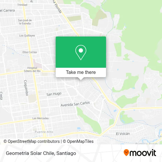 Geometria Solar Chile map