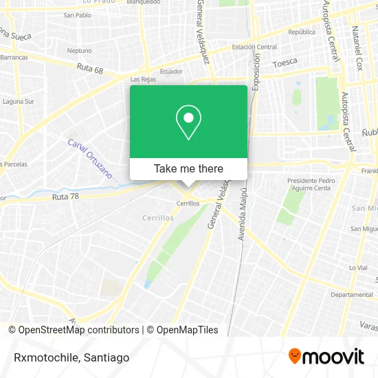 Rxmotochile map