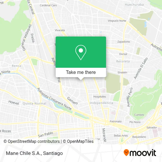 Mane Chile S.A. map