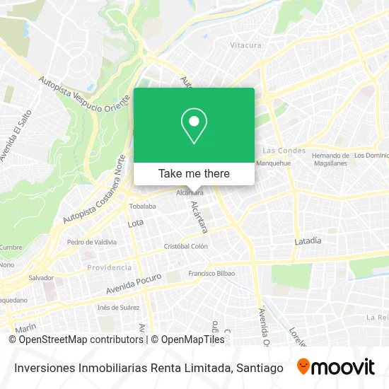 Inversiones Inmobiliarias Renta Limitada map