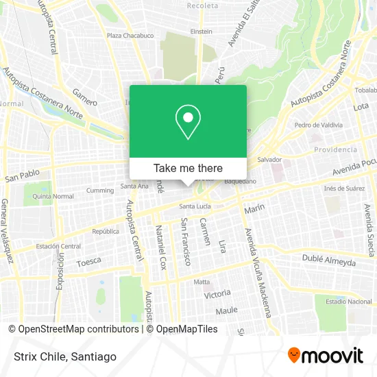 Strix Chile map