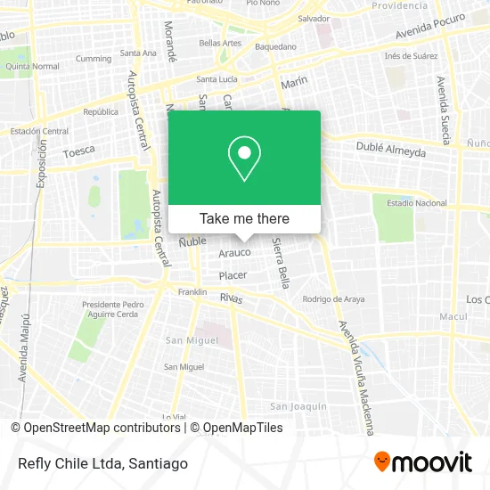 Refly Chile Ltda map