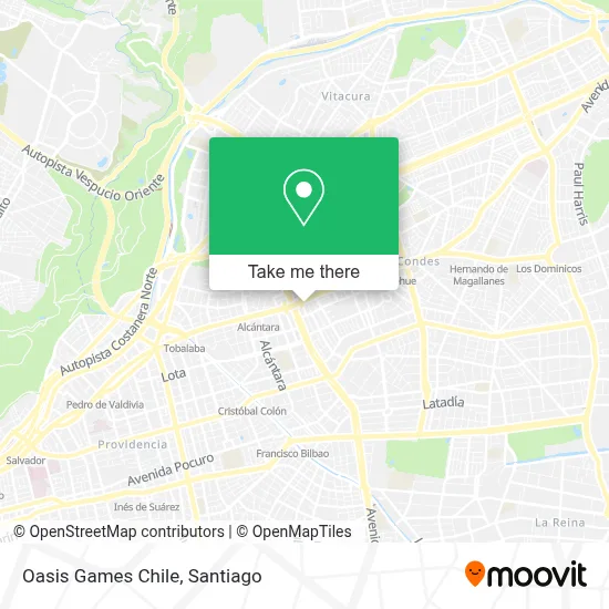 Oasis Games Chile map