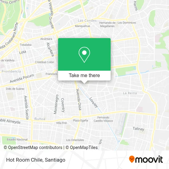 Hot Room Chile map