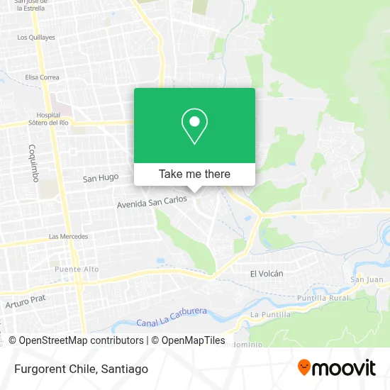 Furgorent Chile map