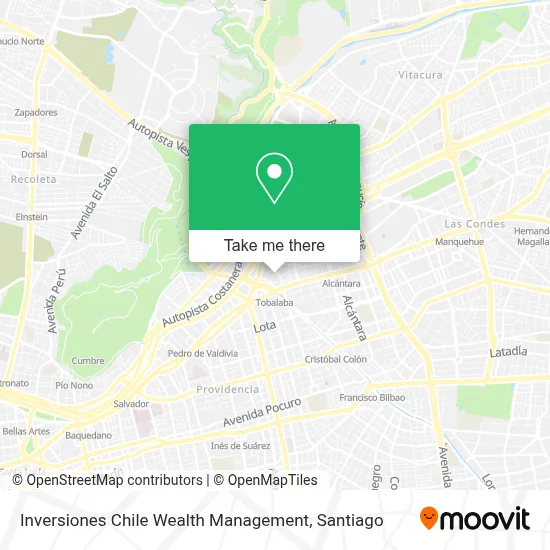 Inversiones Chile Wealth Management map
