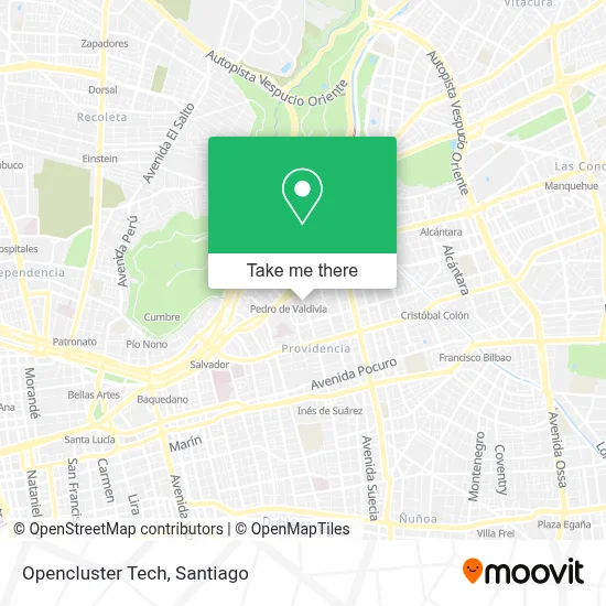Opencluster Tech map