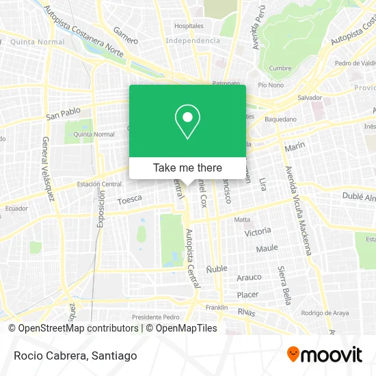 Rocio Cabrera map