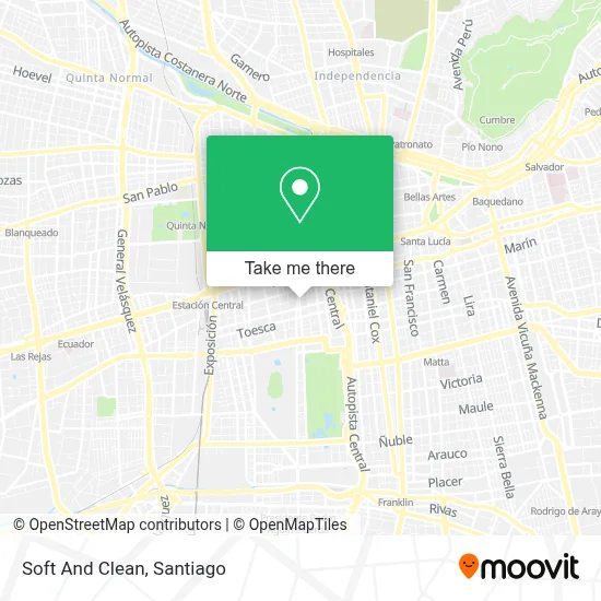 Soft And Clean map