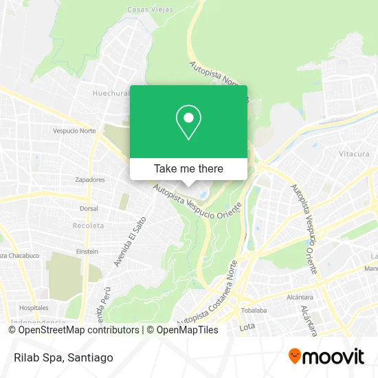 Rilab Spa map