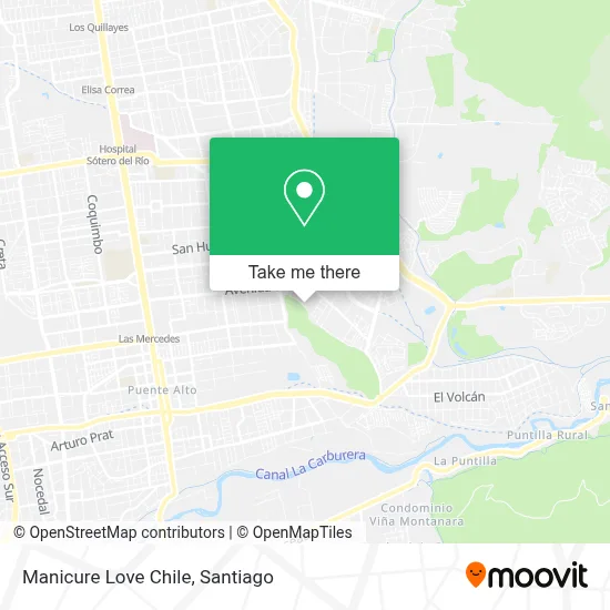 Manicure Love Chile map