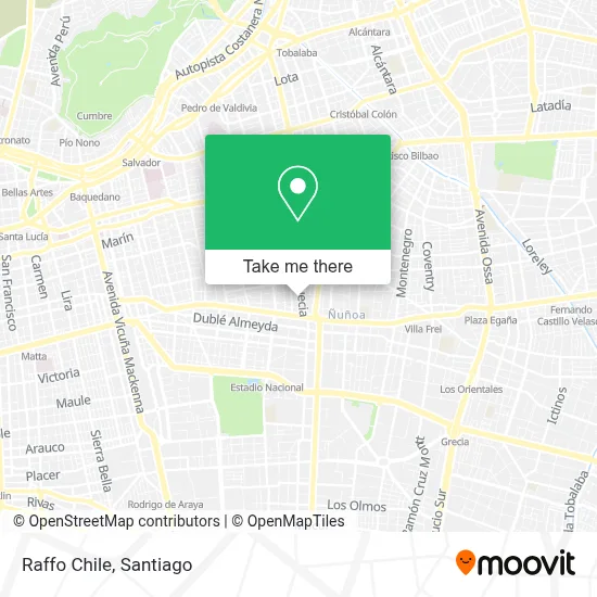 Raffo Chile map