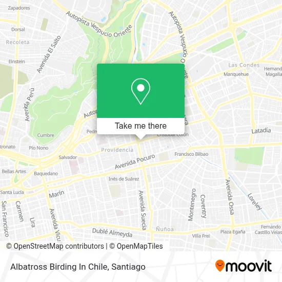 Albatross Birding In Chile map