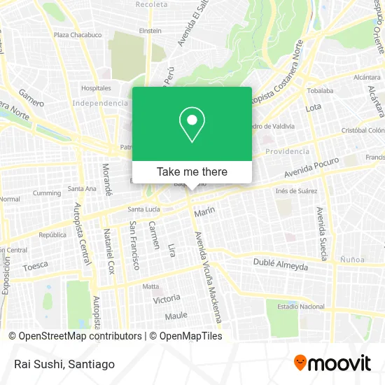 Rai Sushi map