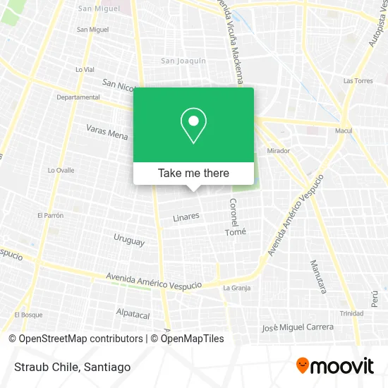Straub Chile map