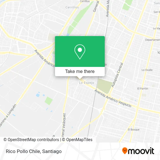 Rico Pollo Chile map