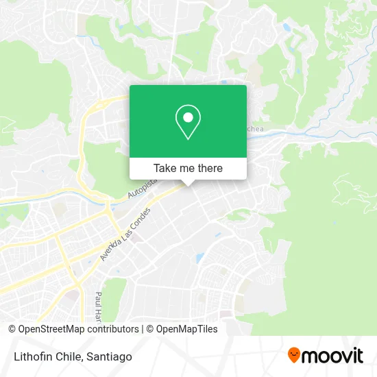 Lithofin Chile map