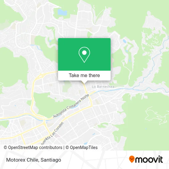 Motorex Chile map