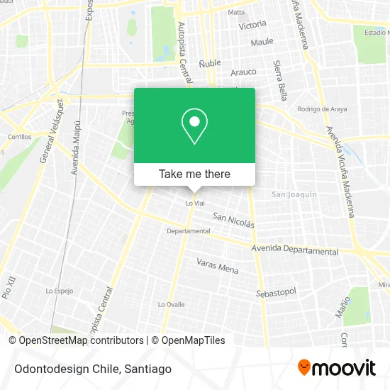 Odontodesign Chile map
