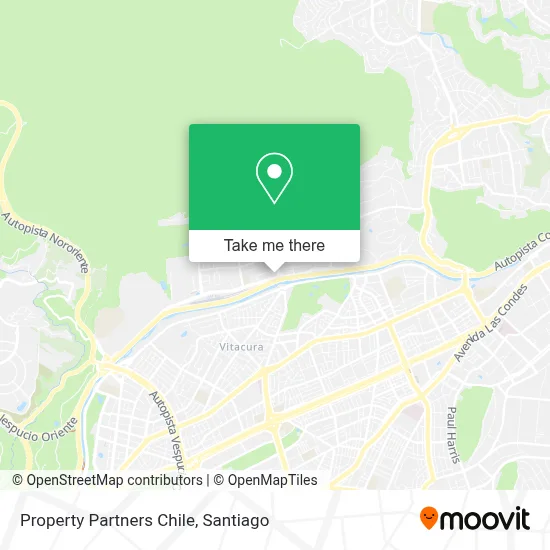 Property Partners Chile map